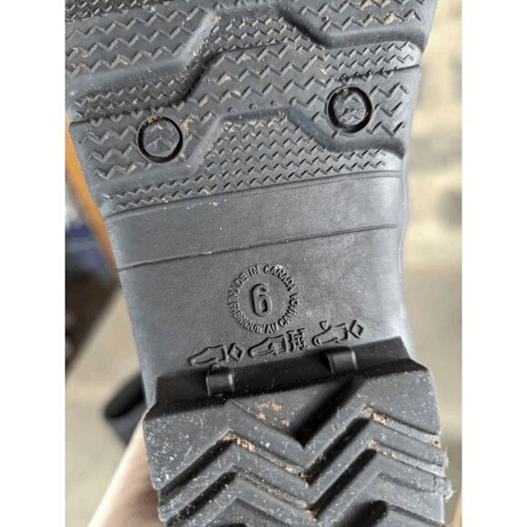 KAMIK The Jennifer Black Rain Boots‎ Size 6 Recycled Rubber Waterproof Canada - Picture 11 of 13